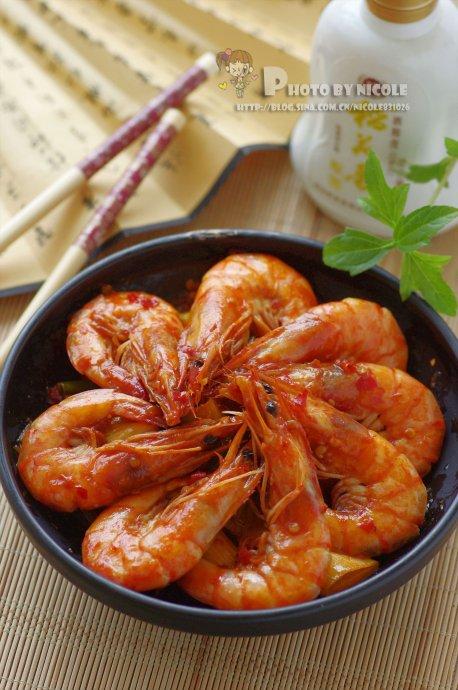 蒜蓉辣酱炒虾的做法