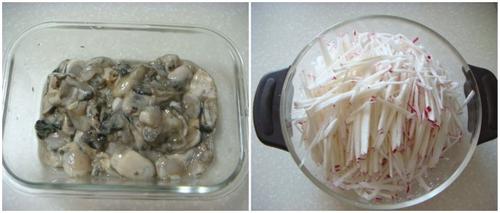 蛎黄萝卜丝汤的做法