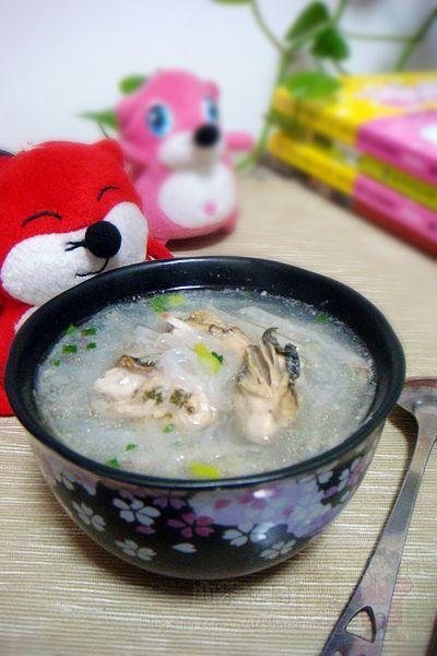 蛎黄萝卜丝汤的做法