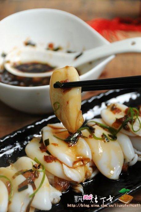 葱油豉汁吹筒仔的做法