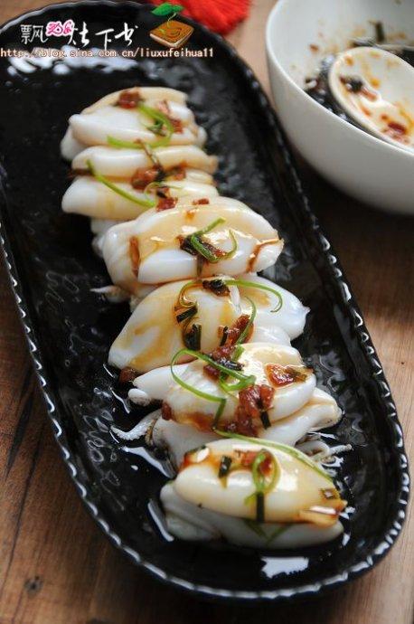 葱油豉汁吹筒仔的做法