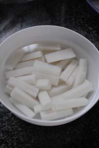 青蟹炒年糕的做法