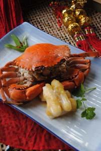 青蟹炒年糕的做法