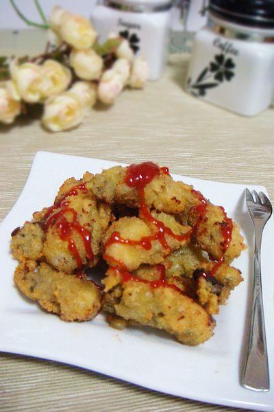 清炸牡蛎的做法