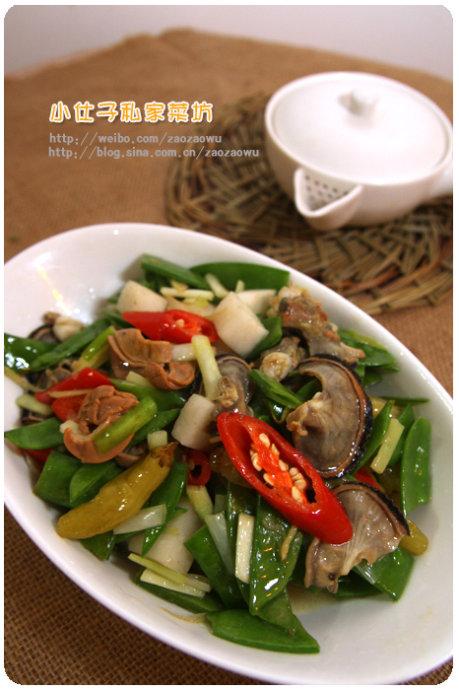 泡椒炒带子的做法