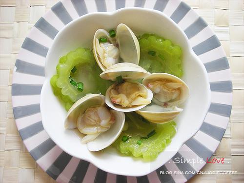 白蛤苦瓜汤的做法