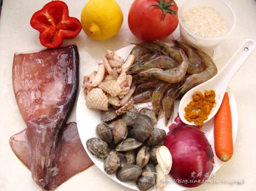 西班牙海鲜烩饭的做法