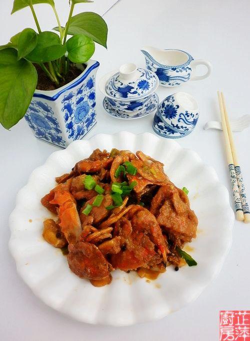 酱烧螃蟹的做法