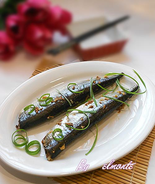 蒜烤秋刀鱼的做法