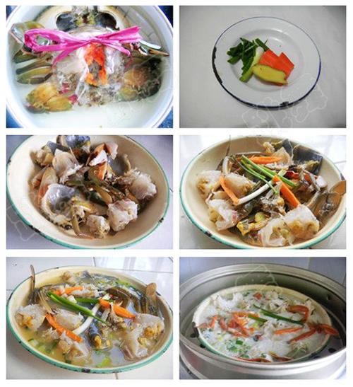 芙蓉蒸红鲟的做法