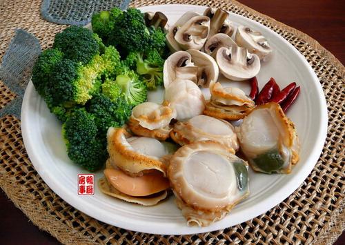 沙茶扇贝的做法