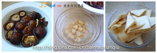 干贝菌菇汤的做法