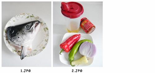 川味三文鱼头的做法