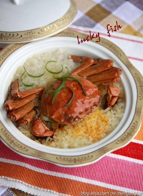 糯米流金醉蟹的做法