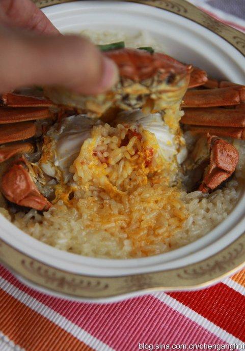 糯米流金醉蟹的做法