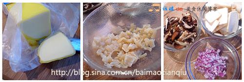 干贝菌菇浓汤的做法