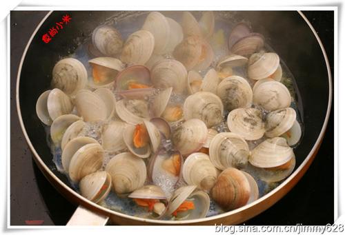 姜葱炒青蛤的做法