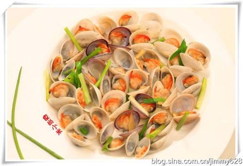 姜葱炒青蛤的做法