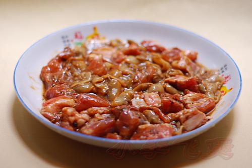 豉汁排骨蒸带子边的做法