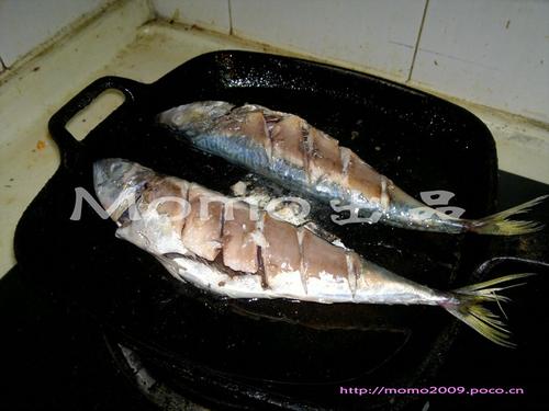铁板鲭鱼的做法