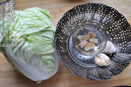 蒜香干贝蒸白菜的做法