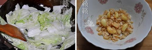 蒜香干贝蒸白菜的做法
