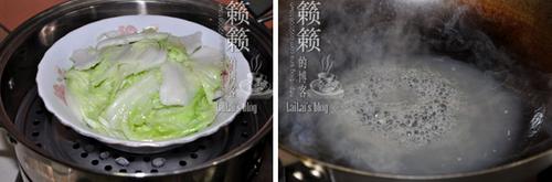 蒜香干贝蒸白菜的做法