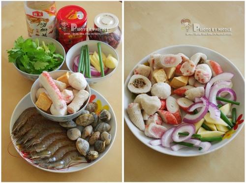 香辣海鲜锅的做法