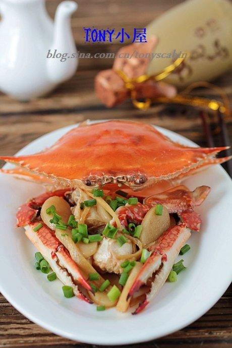 梭子蟹炒年糕的做法