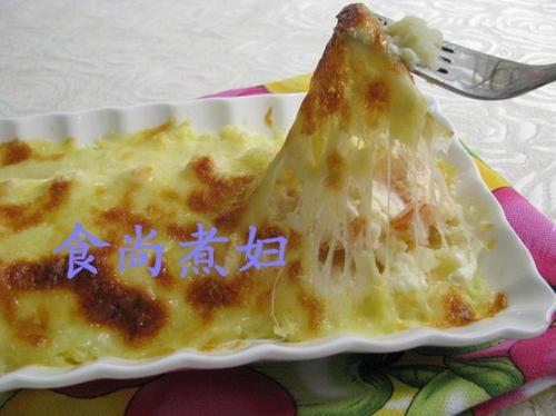 鲜虾芝士焗土豆的做法