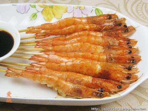 竹签对虾的做法