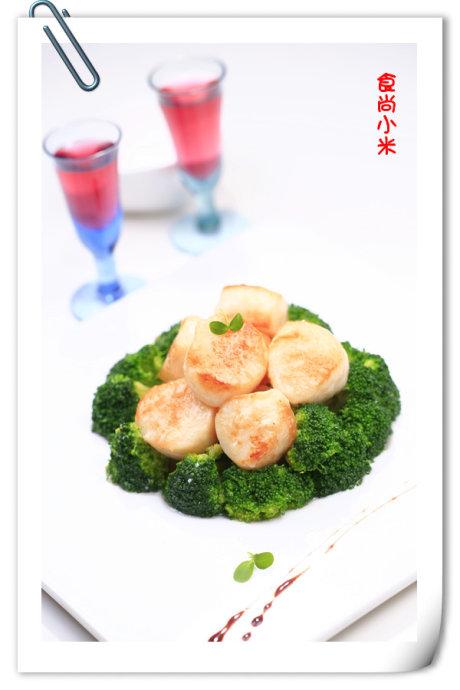 兰花鲜贝的做法