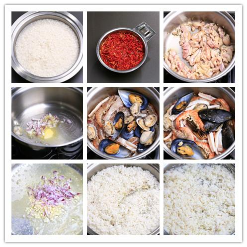 西班牙海鲜饭的做法