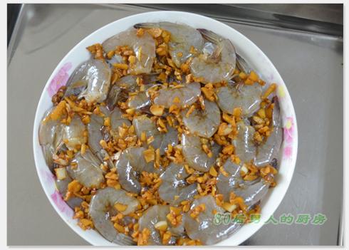 蒜蓉粉蒸虾的做法