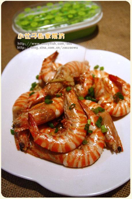 XO酱斑节虾的做法