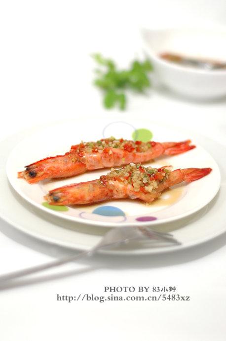 蒜蓉开背虾的做法