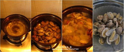 酱炒花甲的做法