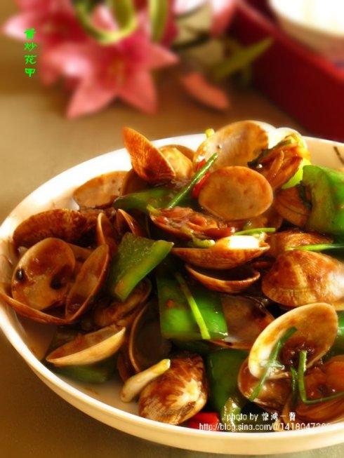 酱炒花甲的做法