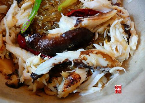 蟹肉粉丝煲的做法