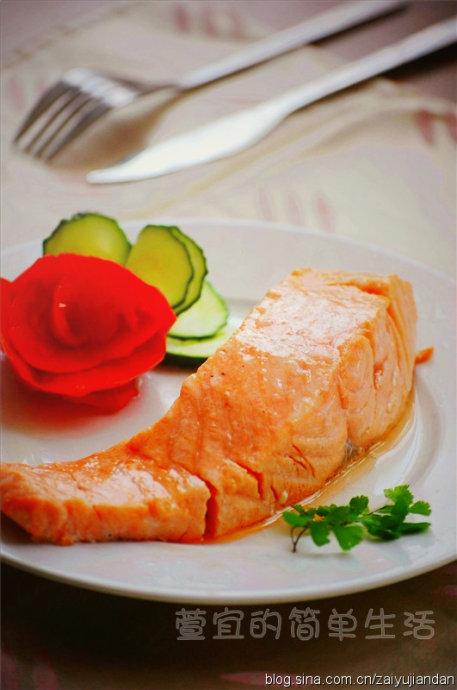 白兰地煎三文鱼的做法