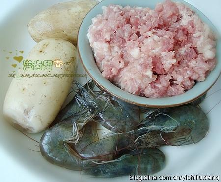 虾肉藕丸的做法
