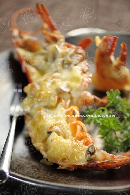 奶油芝士焗龙虾的做法