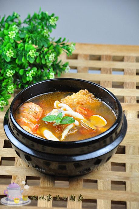 海鲜锅巴汤的做法