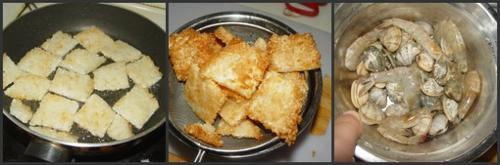 海鲜锅巴汤的做法