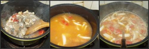 海鲜锅巴汤的做法