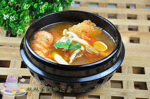 海鲜锅巴汤的做法