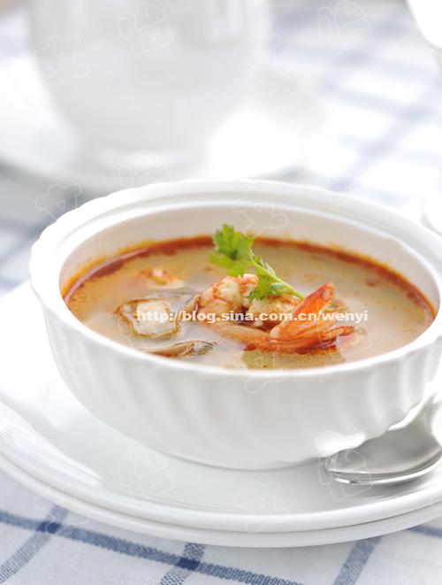 鲜虾冬阴功汤的做法