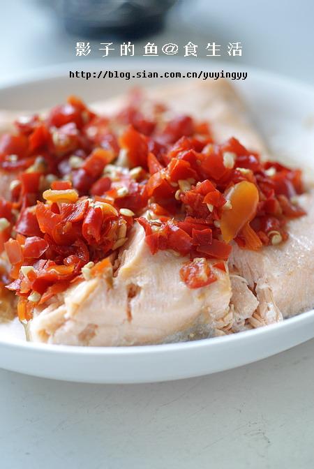 剁椒蒸三文鱼的做法