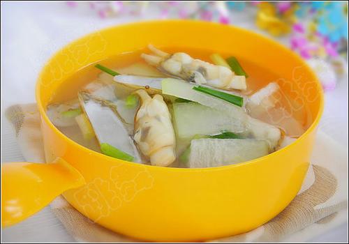 海蛏冬瓜汤的做法