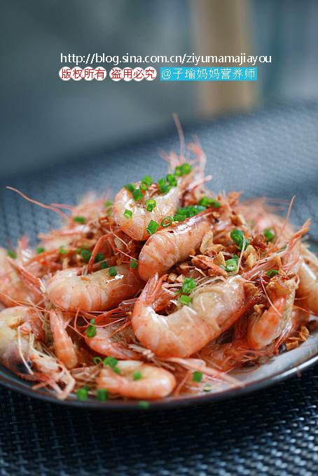 蒜爆沼虾的做法
